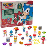 Sonic The Hedgehog Advent Calendar 2024 - 24 Surprises with Exclusive Collectible 2.5 Inch Holiday Action Figures!