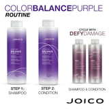 Joico Color Balance Purple Shampoo for Cool Blonde and Gray Hair | 33.8 Fl Oz