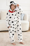 DELEY Unisex One Piece Animal Kids Dalmatian Onesie, Animal Pajamas Halloween Cosplay Costume for Women and Mens Parent-Child Sleepwear