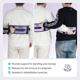 HayaYoffi Gait Belts Transfer Belt for Seniors with Padding Handles, Gate Belt for Elderly Lift Belts with Quick Release Buckle Anti-Slip Function Transfer Belt for Handicap, Physical Therapy (Purple)