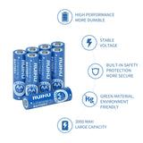 RUIHU AA Batteries 48 Pack Lithium Iron Double A Batteries 1.5V 3000mAh Longer Lasting AA Lithium Batteries for Blink Camera, Blink Battery Replacement Non-Rechargeable(Lithium AA-48 Count)