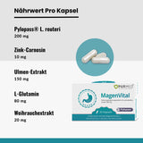 Darmkur Kulturen Komplex mit 200mg PYLOPASS - 30 Kapseln - Lactobacillus reuteri, entspricht 20 Mrd. KBE pro Tagesdosis, hochdosiert, VEGAN, LAKTOSEFREI, glutenfrei