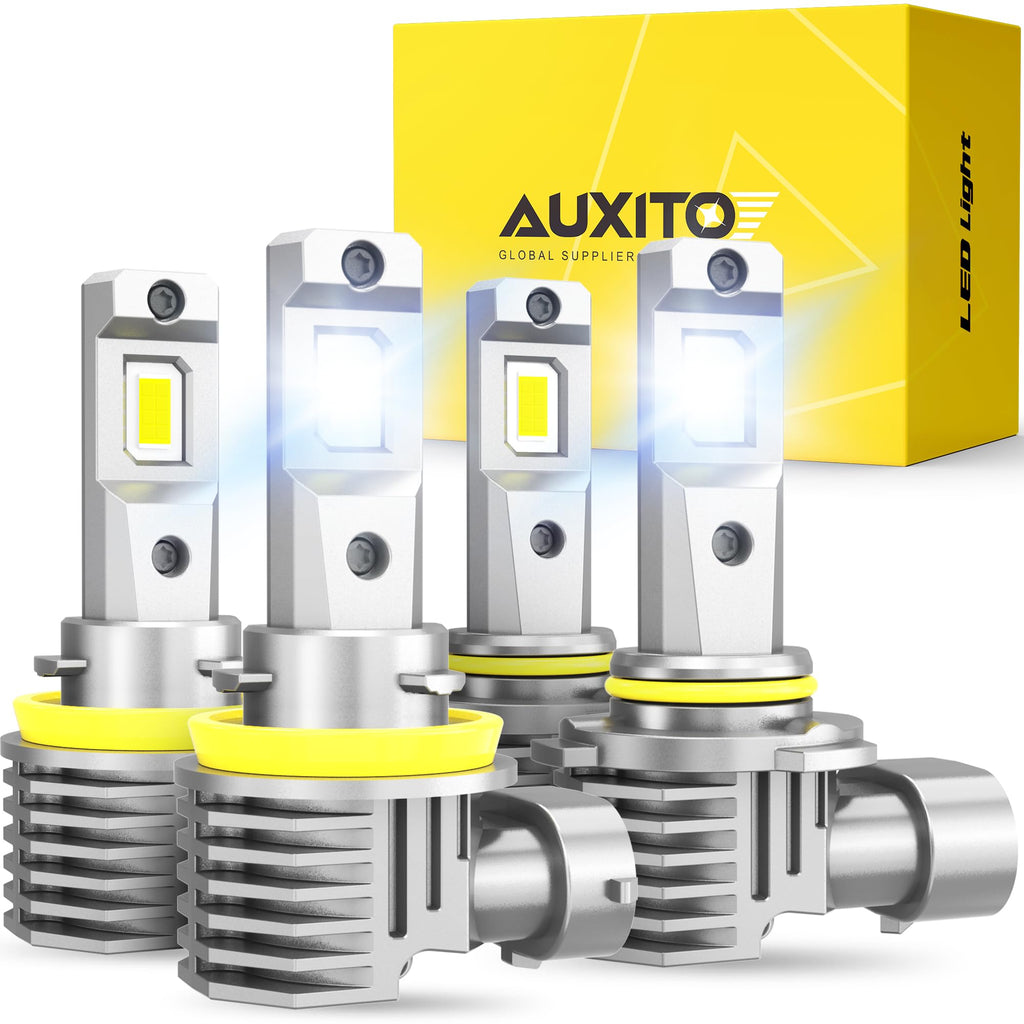 H11 Led Bulb 10000k AUXITO H11/H8 CSP Yellow LED Fog Light Bulbs