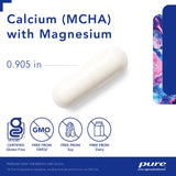 Pure Encapsulations Calcium MCHA with Magnesium | Hypoallergenic Dietary Supplement for Bone Support | 180 Capsules