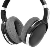 defean Replacement Gray Fabric HD4.50BT, HD4.50BTNC, HD4.40BT Memory Ear Pads Cushion Compatible with Sennheiser HD 4.50BT, HD 4.50BTNC, HD 4.40BT Bluetooth Headphones (All Fabric)