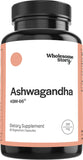 Vegan KSM 66 Ashwagandha Capsules| High Potency 5% Withanolides | Ashwagandha Root Extract Supplements | Ashwagandha 300mg | Stress Management & Well Being Support | 60 Ashwaganda Pills