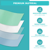 Bunlitent Washable Underpads, 36" x 54", 3 Pack - Heavy Absorbency Reusable Bedwetting Incontinence Pads for Kids, Adults, Elderly, and Pets - Waterproof Protective Pad for Bed, Couch, Sofa, Floor