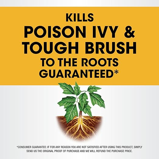 Roundup Ready-To-Use Poison Ivy Plus Tough Brush Killer for Weeds, Grass, Stumps and Vines, Comfort Wand, 1.33 gal.