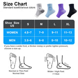 KOLEVAPE 3 Pairs Neuropathy Socks for Women & Men,Nano Comprex Ankle Sleeves Protection Elastic Socks,Soothe Socks for Neuropathy Pain,Anti Fatigue Compression Foot Sleeve Brace Socks