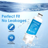 Waterdrop DA97-17376B Replacement for Samsung® HAF-QIN/EXP, Refrigerator Water Filter, 4 Filters