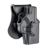 BEDONE Hellcat 9mm Holster for Springfield Hellcat Micro-Compact(Not for Hellcat Pro), Hellcat with Optic, OWB Paddle Holster, Outside Waistband Gun Holster, Adjustable Cant Belt Holster - Right Handed