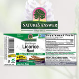 Nature's Answer Licorice Root | Herbal Supplement | Supports Digestive Health | Non-GMO & Kosher | Alcohol-Free, Gluten-Free & Vegan 1oz (2 Pack)