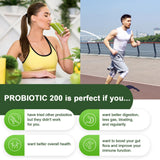 Probiotics for Women and Men - 200 Billion CFU 12 Strains Probiotic for Digestive Immune & Gut Health, with Organic Prebiotic Shelf Stable Probiotic Supplement for Bloating 120 Capsules