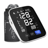 Rgdood Automatic Upper Arm Blood Pressure Monitor, Dual User 2x90 Memories Digital Blood Pressure Cuff with 4*AAA Batteries & DC Cable