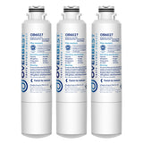 Overbest DA29-00020B Refrigerator Water Filter, Replacement for Samsung HAF-CIN, 46-9101, RF28HMEDBSR, RF4287HARS, RF263TEAESG, RH22H9010SR, 3 Filters