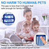 Bug Zapper Indoor, Electronic Fly Zapper Lamp for Home, Eliminates Flies Flying Pests Effective Operation