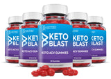 JUSTIFIED LABORATORIES (5 Pack) Keto Blast Gummies 1000MG ACV with Pomegranate Juice Beet Root B12 300 Gummys