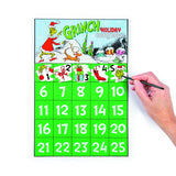 Grinch Scratch 'N Reveal Advent Calendar - Crafts for Kids and Fun Home Activities, 12 Pieces