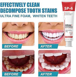 Sp-6 Ultra Whitening, Sp 6 Toothpaste, Ultra Whitening Toothpaste Sp - 6, Probiotic Brightening Toothpaste,Deep Cleaning Care Toothpaste,Fresh Breath120g (3pcak)