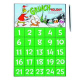 Grinch Scratch 'N Reveal Advent Calendar - Crafts for Kids and Fun Home Activities, 12 Pieces