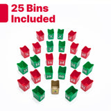 Step2 My First Advent Calendar, Kids Interactive Christmas Toy, 25 Large Refillable Bins, Hide Surprises for Holiday Excitement, for Toddlers 1+ Years Old