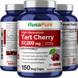NusaPure Tart Cherry 57,200mg per Caps, 150 Count, Vegan, Non-GMO, Gluten Free