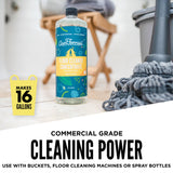 Aunt Fannie's Ultra Concentrated Floor Cleaner Vinegar Wash, Multi-Surface Floor Cleaner For Mopping, Makes 16 Gallons, Bright Lemon Scent, 32 oz. (Pack of 3), Packaging May Vary