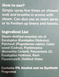 Eucalyptus Shower Spray Spa Feel - Escape to Serene Eucalyptus Forest (1200+ Sprays) | 100% Natural Essential Oil Spray, Infused with FlowerBACH™ Remedy | Eucalyptus Shower Steamers for Sinus Relief