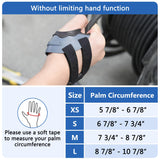 Velpeau CMC Thumb Brace for Osteoarthritis, CMC Joint Pain Relief, Soft and Comfortable Stabilizes CMC Joint Without Limiting Hand Function (Grey, Left, Medium, Palm circumference 7 3/4″- 8 7/8″)