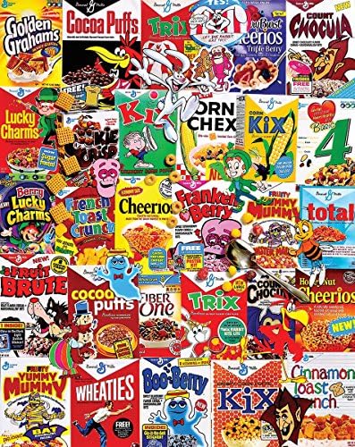 White Mountain Puzzles Cereal Boxes - 1000 Piece Jigsaw Puzzle