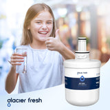 GLACIER FRESH DA29-00003G Water Filter, Compatible with Samsung* Aqua-Pure Plus, DA29-00003G, DA29-00003F, DA29-00003B, HAFCU1, RFG237AARS, FMS-1, RS22HDHPNSR, RSG257AARS, WSS-1, 3Pack