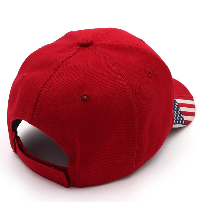 Trump Merchandise Trump Hat 2024 for President MAGA Hat Make America Great Again with USA Flag Cap Donald Trump Gifts Red