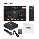 MXQ Pro 5G Android 13.1 TV Box 2024 Upgraded Ram 2GB ROM 16GB Android Smart Box H.265 HD 3D Dual Band 2.4G/5.8G WiFi Quad Core Smart Home Media Player