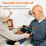 Blood Pressure Monitor Automatic Upper Arm Blood Pressure Cuff, 9"-21" Adjustable Extra Large Bp Cuff with Clear LED Display, Dual User 240 Set Memory Digital Bp Machine for Home Use with Carrying Bag