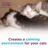 Comfort Zone Calming Pheromone Diffuser Starter Kit, for a Calm Single or Multi-Cat Home, Reduces Stress, Spraying, Scratching & Other Problematic Behaviours, 1 Diffuser & 1 Refill