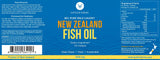 Antler Farms - 100% Pure Wild Caught New Zealand Fish Oil from Deep Ocean, Cold Water Fish, 120 Softgels - Clean, Fresh Omega-3 EPA + DHA Supplement, Keto Friendly, Super Clean