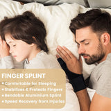 EDNYZAKRN Trigger Finger Splint, Pinky Finger Splints for Finger Pain Relief and Broken Fingers, Little Finger Brace Wrist Support for Carpal Tunnel Arthritis Tendonitis