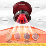 BZlover Electric Cupping Therapy Set, Smart Vacuum Cupping Massager, Rechargeable Guasha Cupping Machine Scraping Massager Tool with Red Light Therapy, 12-Speed Suction, 12 Temperatures & 3 Modes