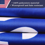 Double Sided Blue Trump Vance 2024 Flag 3x5 Made in USA Outdoor Heavy Duty 3 Ply Polyester Trump Take America Back Flag with White Starting Tape and 2 Brass Grommets