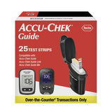 ACCU-CHECK Guide Glucose Test Strips for Diabetic Blood Sugar Testing (Pack of 25)