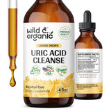 Uric Acid Cleanse Liquid Supplement - Uric Acid Support Drops with Tart Cherry, Chanca Piedra, Celery, Turmeric Root, Milk Thistle Seed - Vegan, Alcohol Free Tincture - 4 fl oz