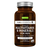 Methylated Men's Multivitamin, MTHFR Supplement with Active B-Vitamins, Clean Label & Vegan, High Strength Formula Without Iron, Daily Energy, Immunity & Heart Support, Plus Lycopene, by Igennus