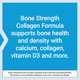 Life Extension Bone Strength Collagen Formula, Calcium Collagen chelate, Calcium fructoborate, Vitamin D3, Magnesium Citrate, Silicon, Dried Plum Extract, Boron, Gluten-Free, Non-GMO, 120 Capsules