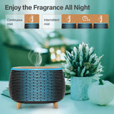 Diffuserlove Essential Oil Diffusers 400ML Aromatherapy Air Diffuser for Home Bedroom Office Room Aroma Diffuser with 7 Color Lights Intermittent Mist Mode