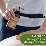Relief Arnica Massage Oil for Massage Therapy & Home Use Therapeutic Massaging Oil Great for Lymphatic Drainage, Sore Muscles & Joints. All Natural with Arnica Montana & Lemongrass Essential Oil