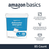 Amazon Basics Dishwasher Detergent Pacs, Fresh Scent, 85 Count (Previously Solimo)