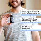 Mdrive Joint Support Supplement for Men - Supports Healthy Joint Function, Flexibility, Comfort & Mobility - Features UC-II Collagen, Turmeric Curcumin & Sodium Hyaluronate from Hyaluronic Acid, 30ct