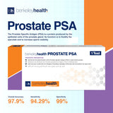 Berkeley Health Prostate PSA Home Test Kit | Determine Prostate-Specific Antigen (PSA) in Whole Blood | Fast & 92.34% Accurate | Easy to Follow Self Test Kit | 1 Test