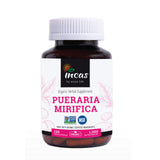 INCAS Organic Pueraria Mirifica 500mg Root Extract Powder Vegan Capsules from Thailand Non GMO Verified Promotes Women's Health, Organic Natural Herbal