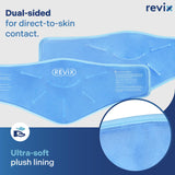 REVIX XL Neck Ice Packs for Injuries Reusable Ice Packs for Neck and Shoulders Pain, Swelling, Bruises, Sprains and Muscles Spasms, Hot and Cold Compress for Cervical Surgery Recovery, 2 Packs